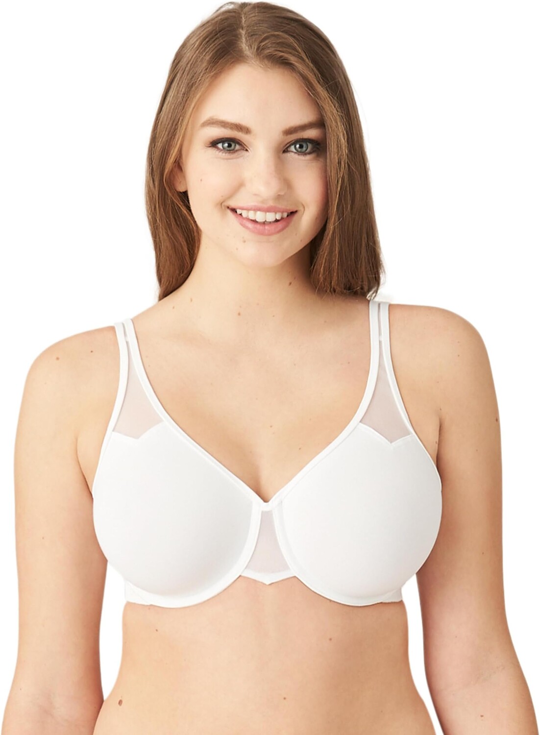 Бесшовный бюстгальтер на косточках Wacoal Body by Wacoal 65115, белый 
Бесшовный бюстгальтер на косточках Wacoal Body by Wacoal 65115, белый