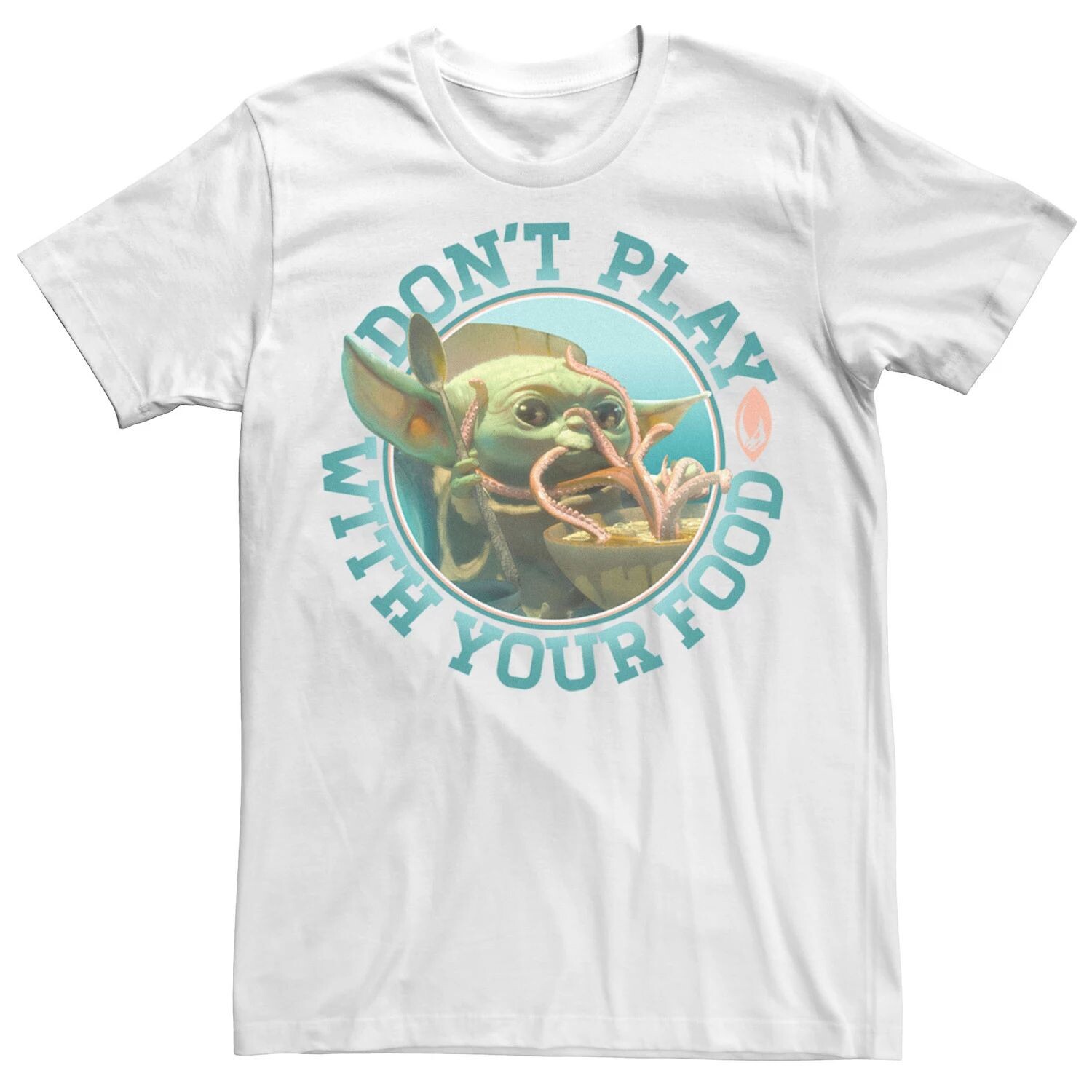 Мужская футболка «Звездные войны: Мандалорский ребенок не играет с едой» R21 Licensed Character
Мужская футболка «Звездные войны: Мандалорский ребенок не играет с едой» R21 Licensed Character