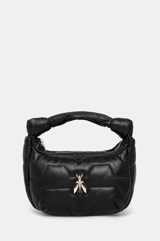 Кожаная сумка Patrizia Pepe, черный 
Кожаная сумка Patrizia Pepe, черный