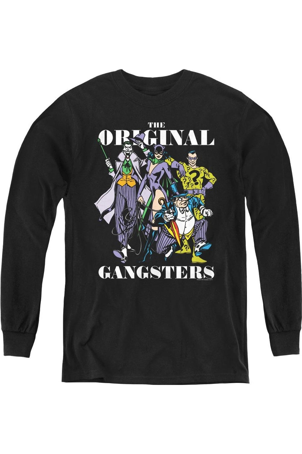 DC Comics Original Gangsters Молодежная футболка с длинным рукавом Gildan, черный
DC Comics Original Gangsters Молодежная футболка с длинным рукавом Gildan, черный