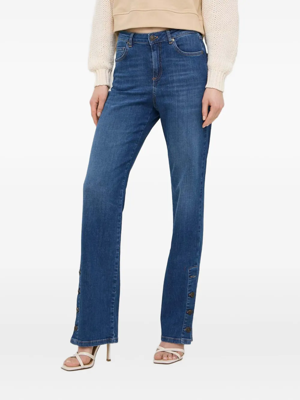 Джинсы с пуговицами Twinset, синий
Джинсы с пуговицами Twinset, синий