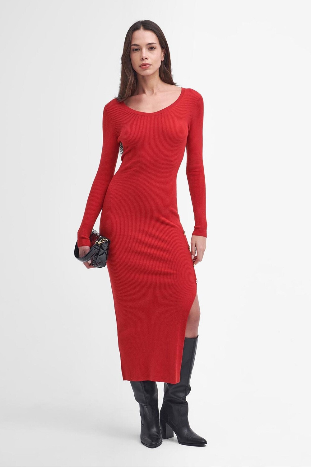 Laia трикотажное платье миди черного цвета Barbour International, красный
Laia трикотажное платье миди черного цвета Barbour International, красный