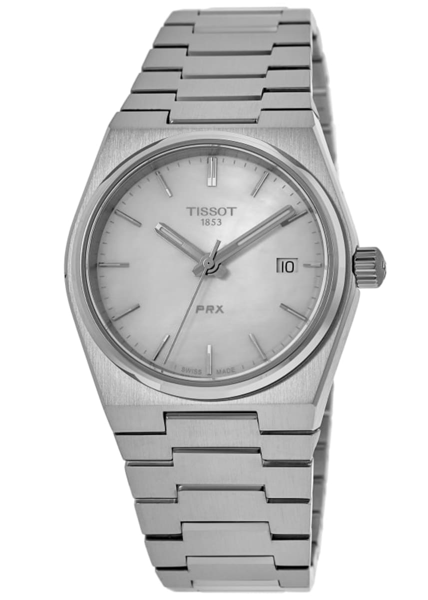 Tissot PRX 35 мм кварцевые женские часы с перламутровым циферблатом из стали T137.210.11.111.00, цвет mother of pearl
Tissot PRX 35 мм кварцевые женские часы с перламутровым циферблатом из стали T137.210.11.111.00, цвет mother of pearl