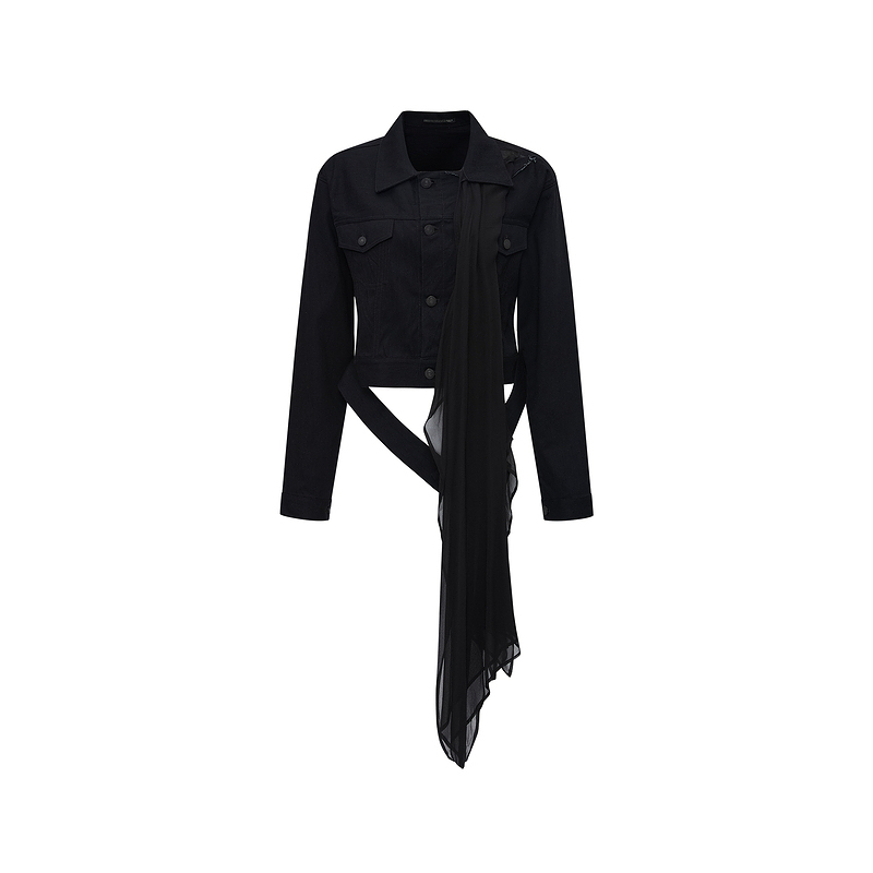 Короткое пальто женское Yohji Yamamoto, черный
Короткое пальто женское Yohji Yamamoto, черный