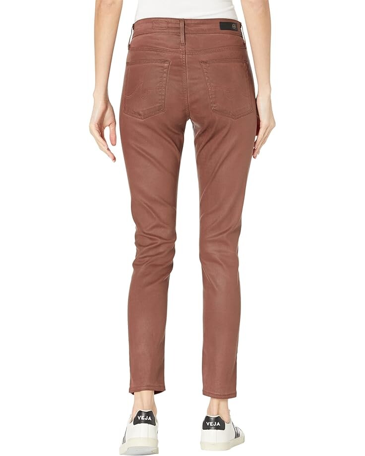 Джинсы AG Jeans Farrah High-Rise Skinny Ankle, цвет Leatherette Light Dark Walnut 
Джинсы AG Jeans Farrah High-Rise Skinny Ankle, цвет Leatherette Light Dark Walnut