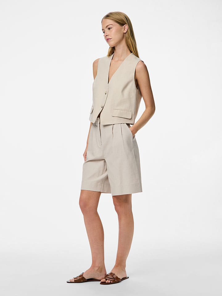 Тканевые шорты Pieces, кремовый
Тканевые шорты Pieces, кремовый