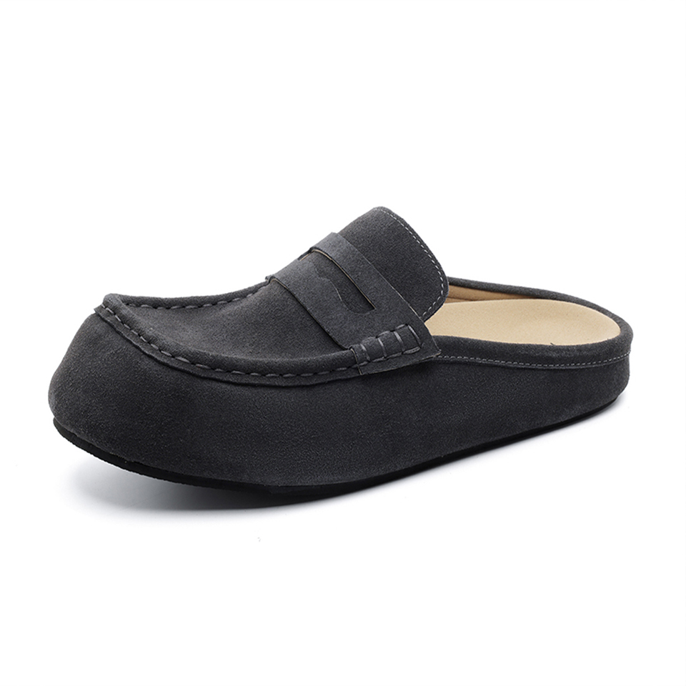 Lanza Закрытые тапочки мужские тёмно-кофейные, цвет Dark Coffee 
Lanza Закрытые тапочки мужские тёмно-кофейные, цвет Dark Coffee