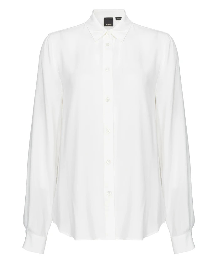 Кремовая рубашка, элегантный стиль Pinko, белый
Кремовая рубашка, элегантный стиль Pinko, белый