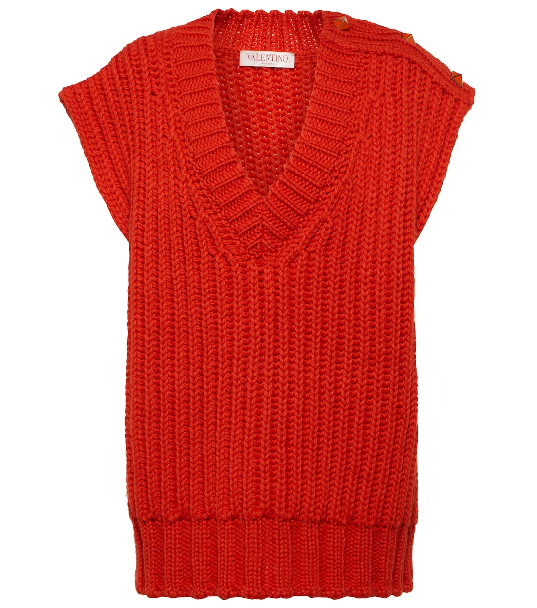 Жилет-свитер из смесовой шерсти Valentino, Strong Salmon
Жилет-свитер из смесовой шерсти Valentino, Strong Salmon