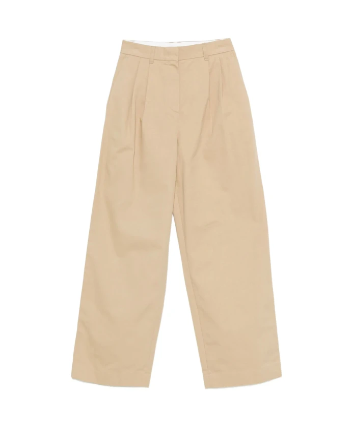 Бежевые плиссированные прямые брюки Dunst, бежевый
Бежевые плиссированные прямые брюки Dunst, бежевый