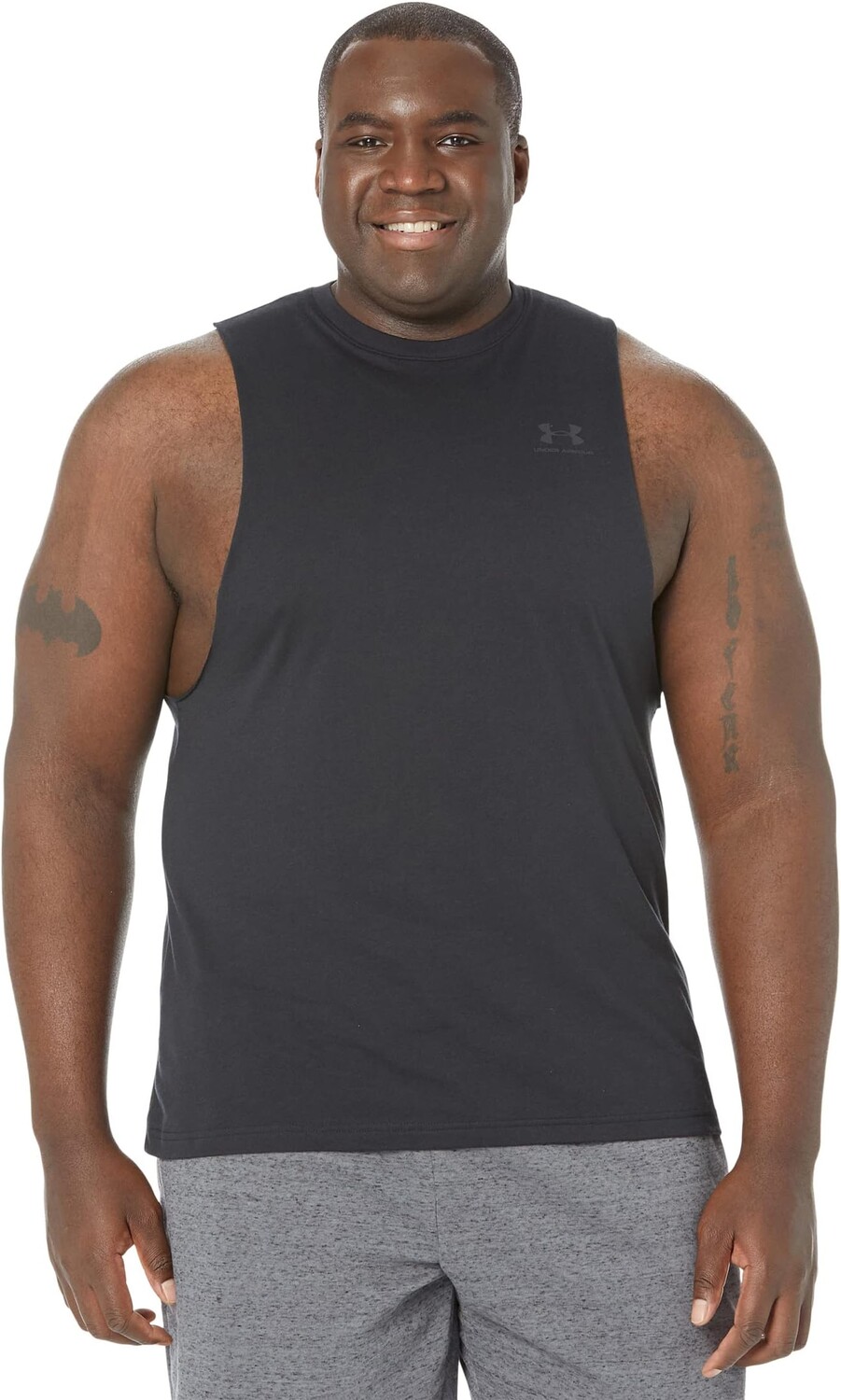 Майка с вырезом на левой груди Under Armour, цвет Black/Black
Майка с вырезом на левой груди Under Armour, цвет Black/Black