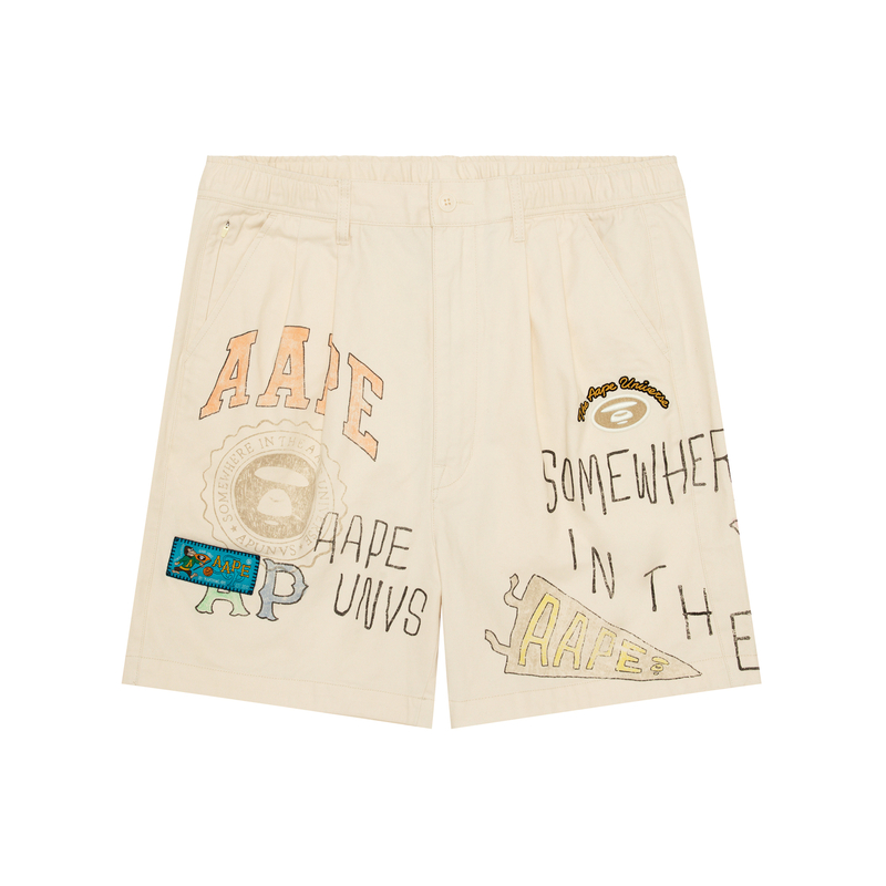 Aape Шорты Casual SS25 мужские White IVN
Aape Шорты Casual SS25 мужские White IVN