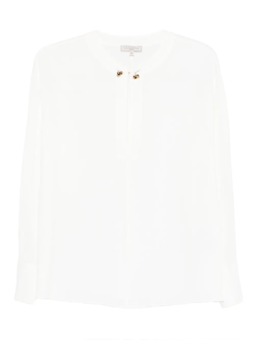 Топ с длинными рукавами и пуговицами Antonelli, белый
Топ с длинными рукавами и пуговицами Antonelli, белый