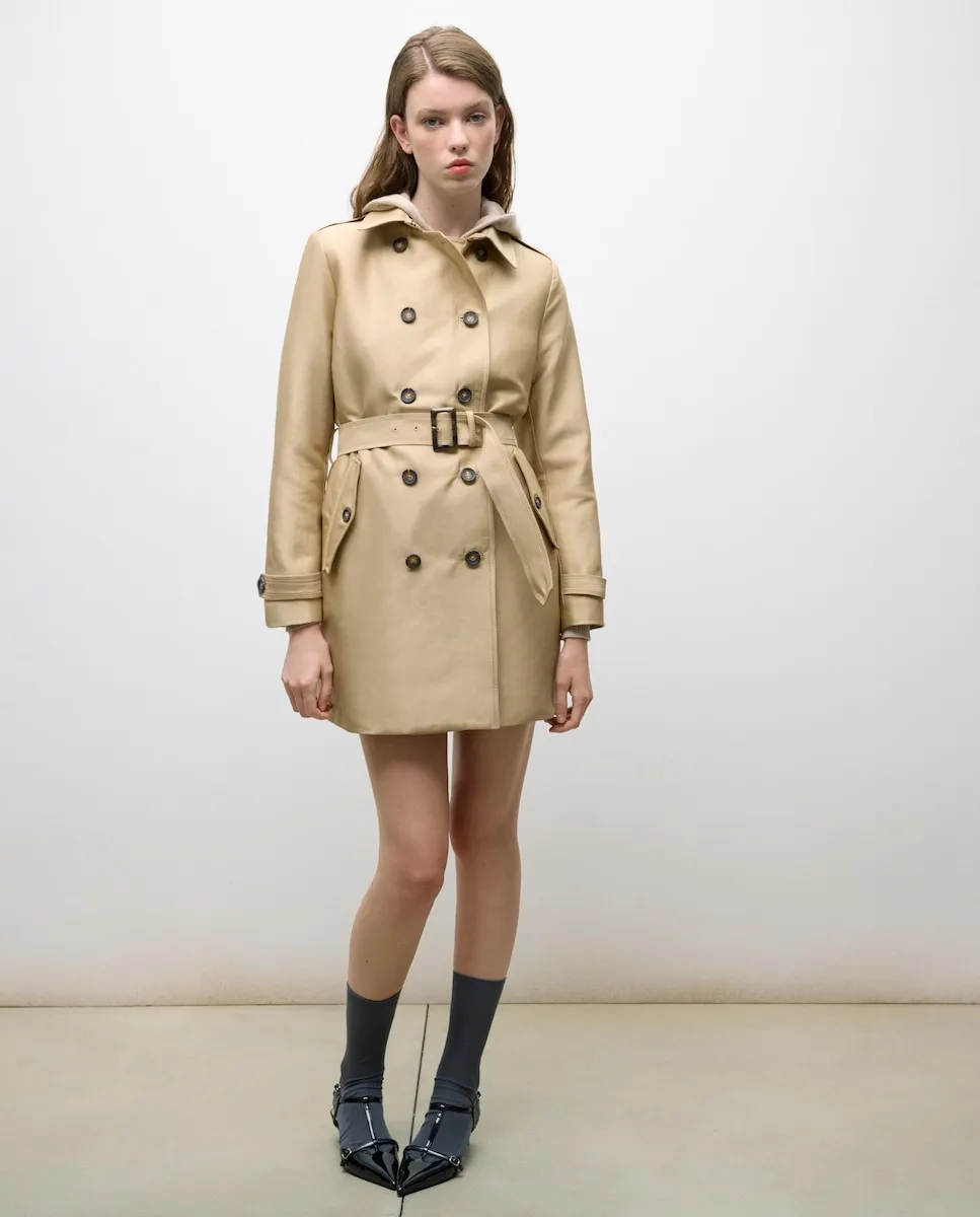 Классический женский тренч с поясом Tintoretto, песочный
Классический женский тренч с поясом Tintoretto, песочный