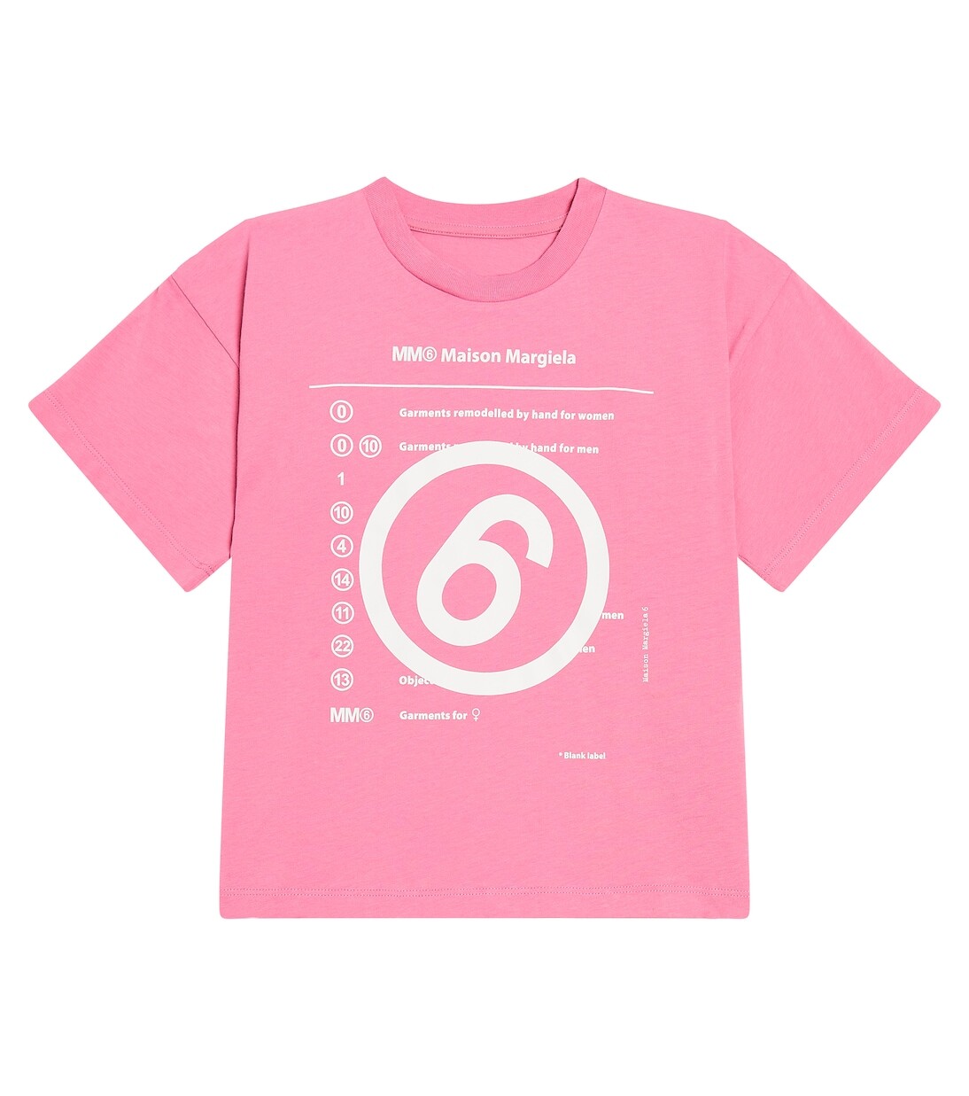 Футболка из хлопкового джерси с принтом Mm6 Maison Margiela Kids, розовый
Футболка из хлопкового джерси с принтом Mm6 Maison Margiela Kids, розовый