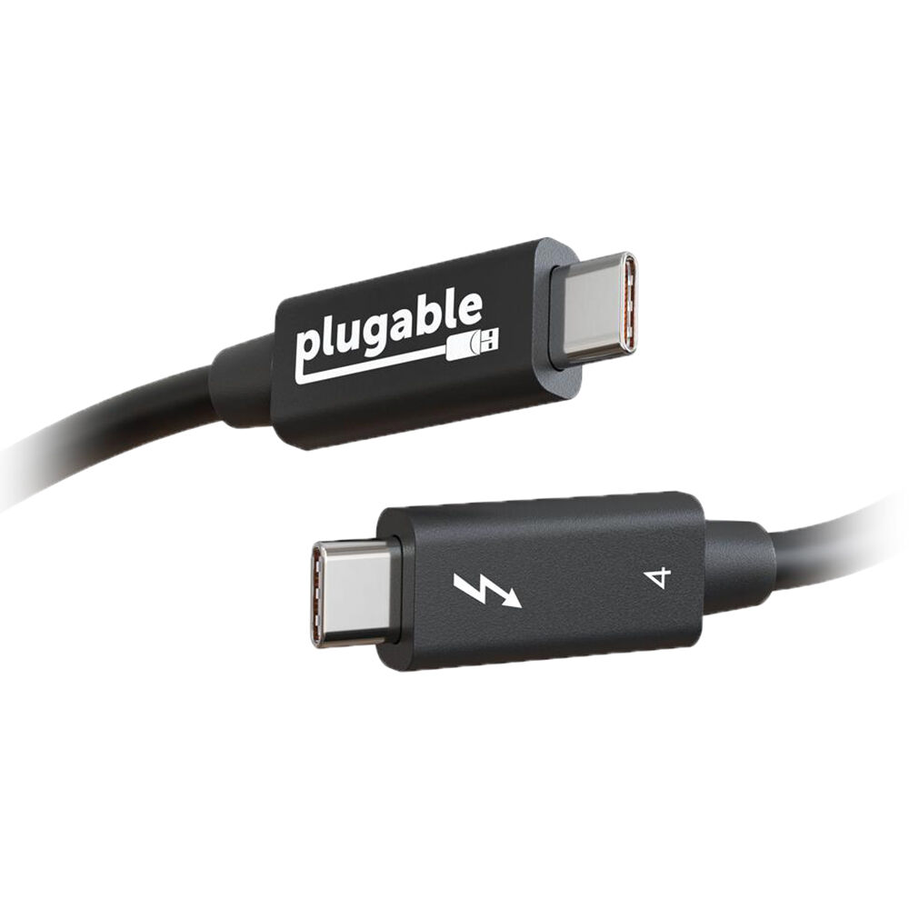 Plugable Thunderbolt 4 Cable (6.6') TBT4-40G2M
Plugable Thunderbolt 4 Cable (6.6') TBT4-40G2M