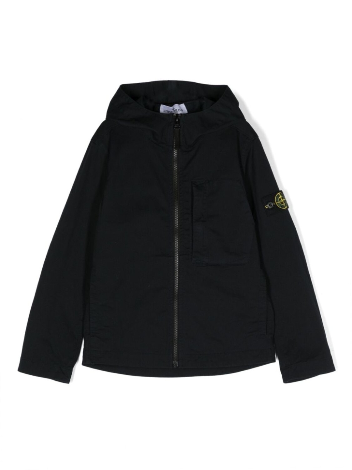 Stone Island Junior твиловая куртка на молнии с капюшоном, синий
Stone Island Junior твиловая куртка на молнии с капюшоном, синий