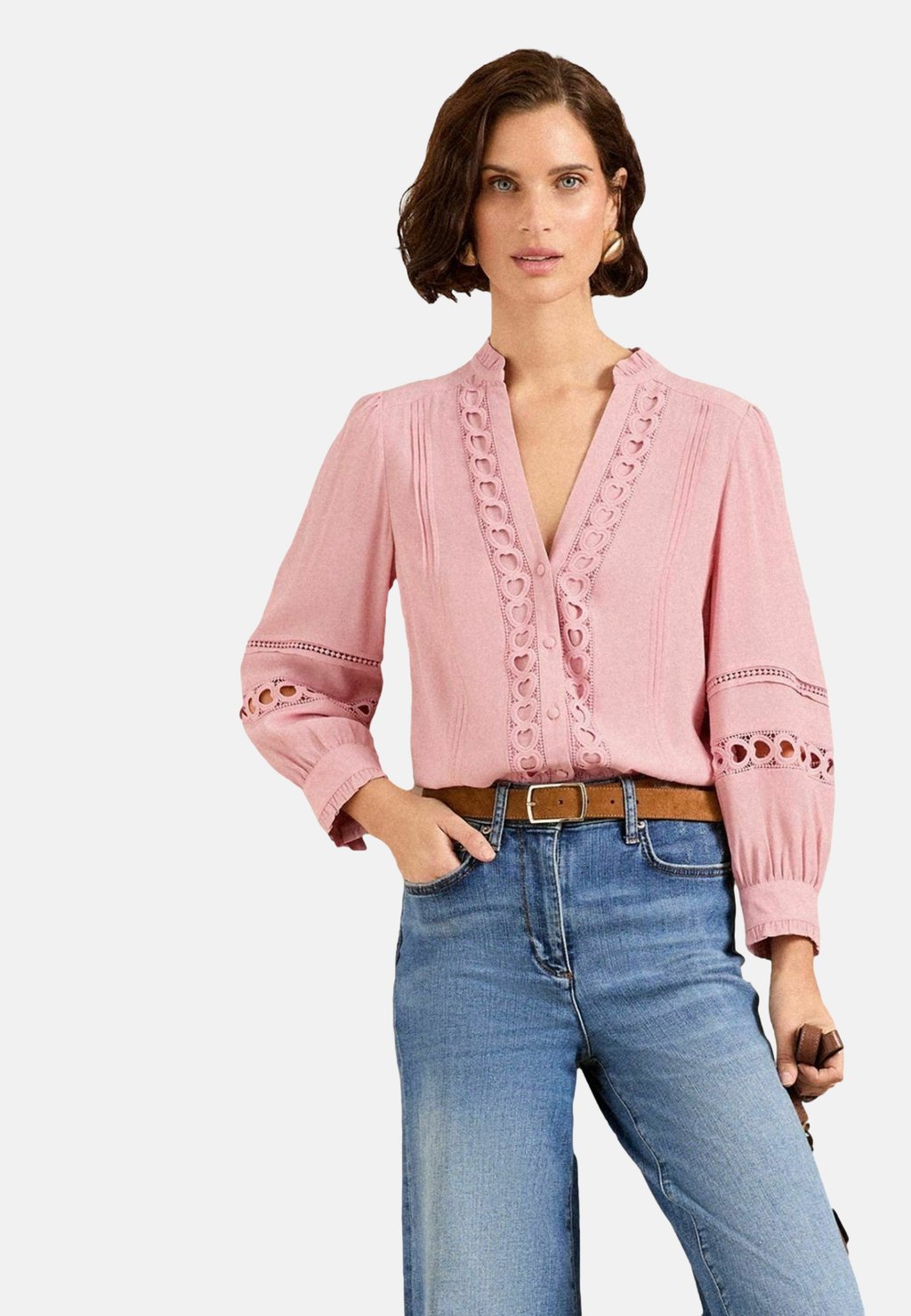 Блузка на пуговицах REGULAR FIT - HEART TRIM PINTUCK NOTCH NECK Love & Roses, розовый
Блузка на пуговицах REGULAR FIT - HEART TRIM PINTUCK NOTCH NECK Love & Roses, розовый