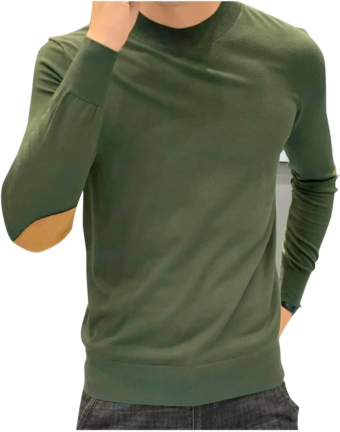 Мужской легкий свитер с длинным рукавом и воротником-стойкой Regular Fit
Мужской легкий свитер с длинным рукавом и воротником-стойкой Regular Fit