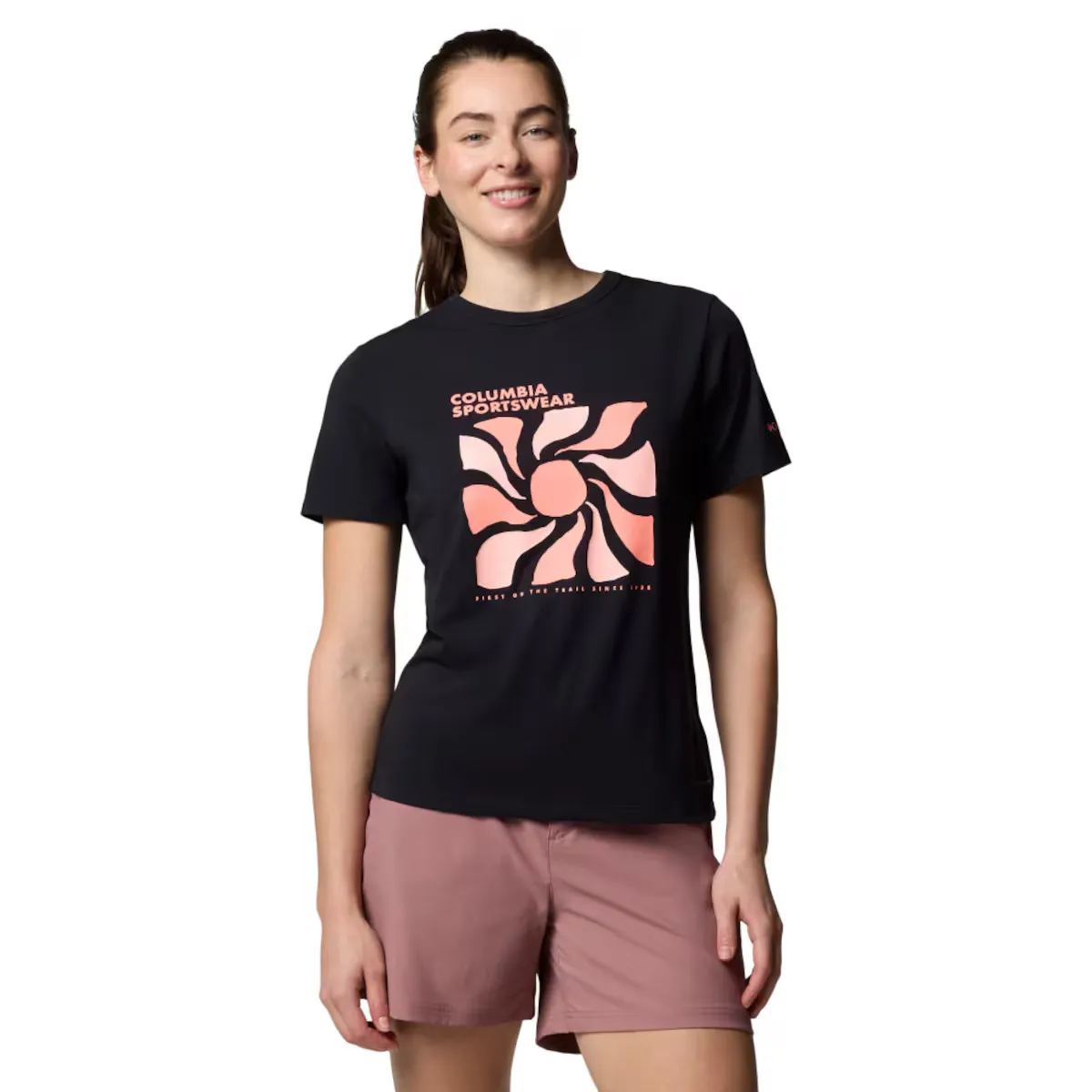 Женская футболка Columbia Sun Trek, черный
Женская футболка Columbia Sun Trek, черный
