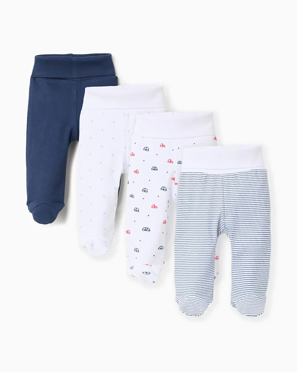 Набор из 4 детских гетры из 100% хлопка, с очень удобной талией, однотонные/с принтом Zippy, темно-синий
Набор из 4 детских гетры из 100% хлопка, с очень удобной талией, однотонные/с принтом Zippy, темно-синий