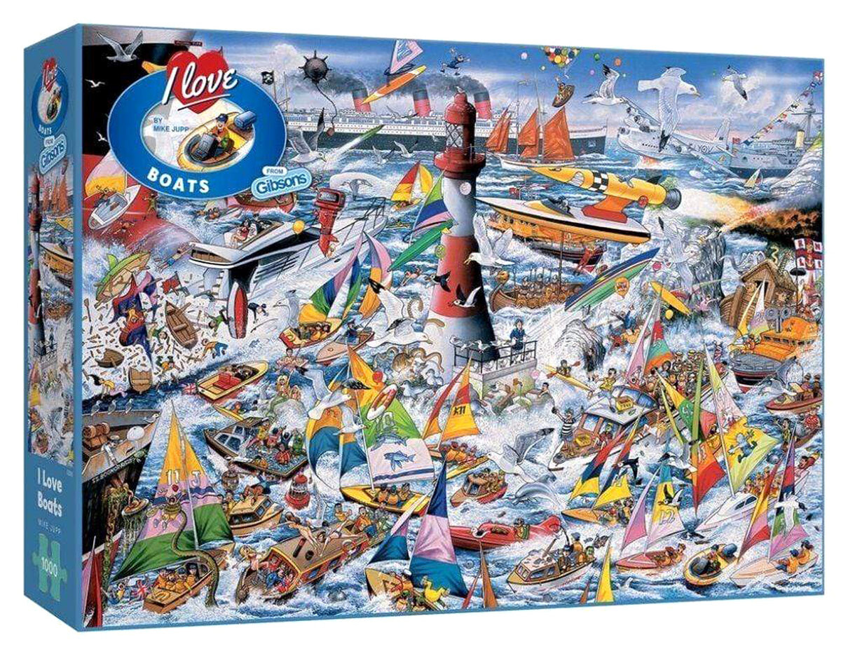 Гибсоны, пазл Я люблю кораблики, 1000 шт. Gibsons
Гибсоны, пазл Я люблю кораблики, 1000 шт. Gibsons