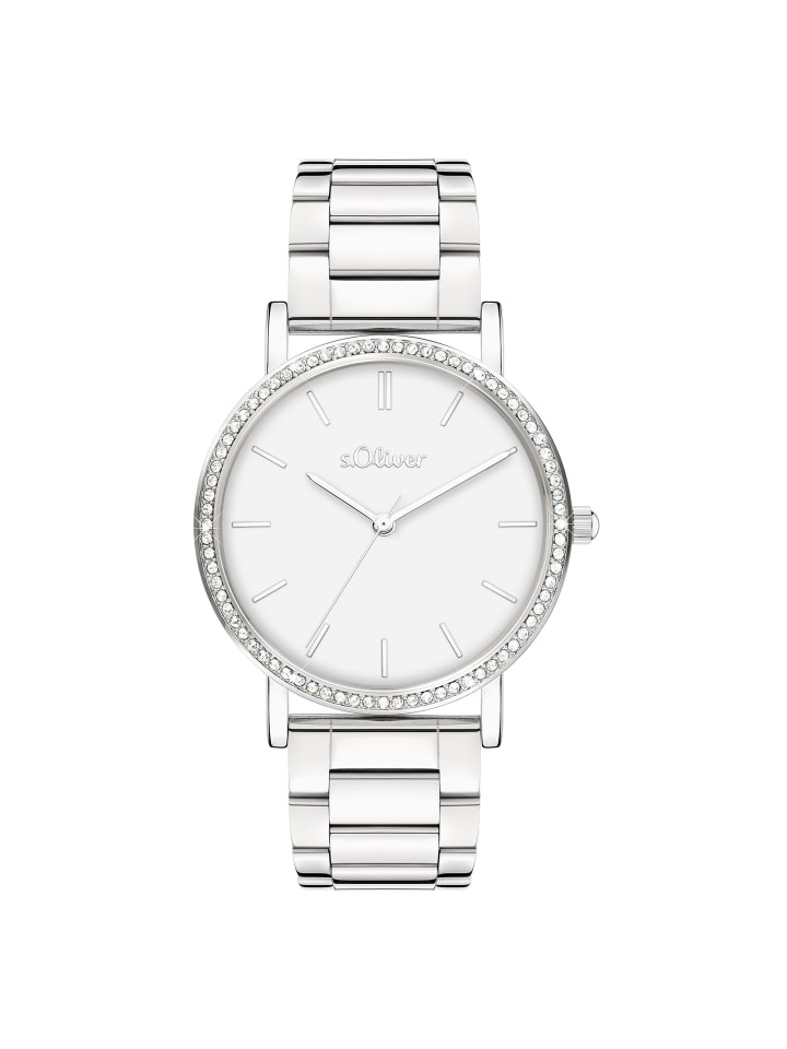 s.Oliver Спортивные и элегантные наручные часы серебристого цвета
s.Oliver Спортивные и элегантные наручные часы серебристого цвета