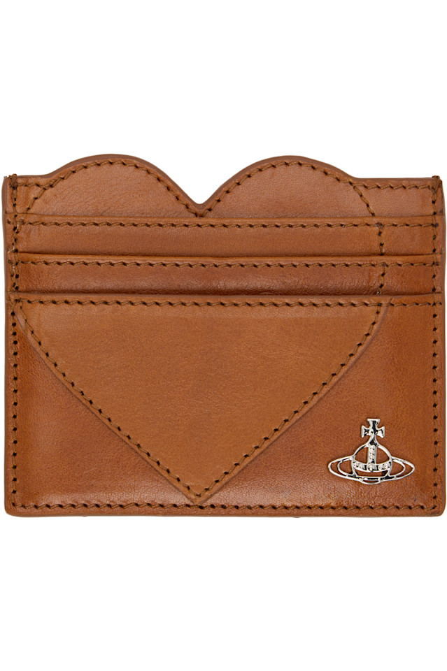 Vivienne Westwood Коричневая подставка для карточек в форме сердца
Vivienne Westwood Коричневая подставка для карточек в форме сердца