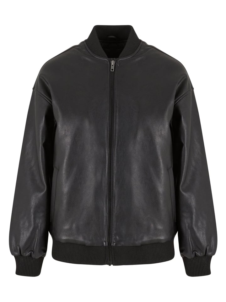 Кожаная куртка Urban Classics Lederjacken, черный
Кожаная куртка Urban Classics Lederjacken, черный