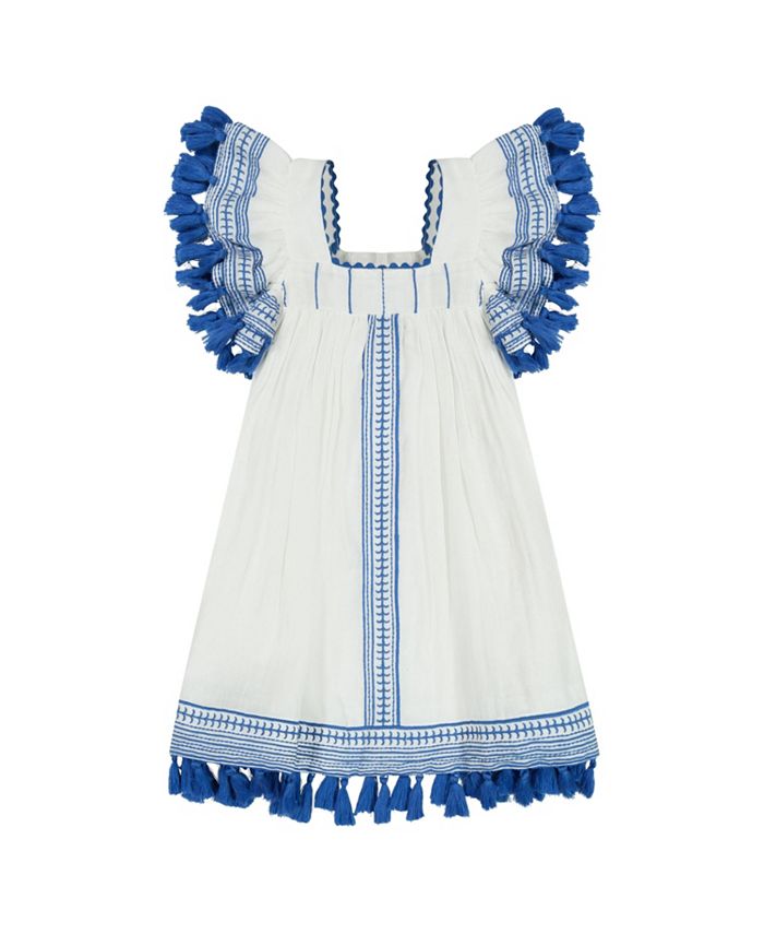 Платье для девочек Serena с кисточками - для малышек и детей постарше Mer St. Barth, синий
Платье для девочек Serena с кисточками - для малышек и детей постарше Mer St. Barth, синий