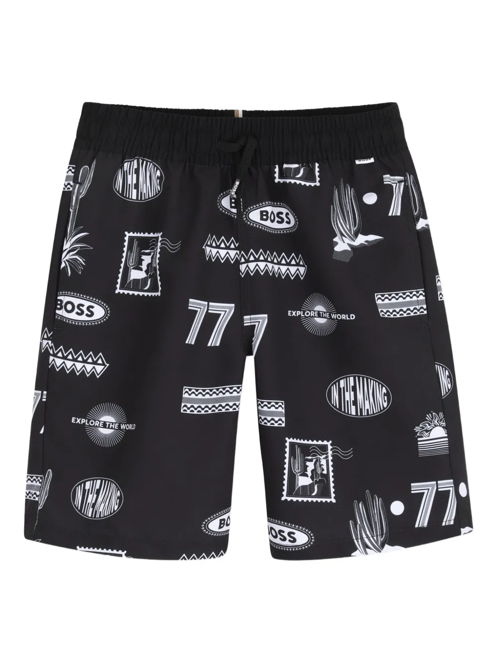 Плавки-шорты с эластичным поясом Boss Kidswear, черный
Плавки-шорты с эластичным поясом Boss Kidswear, черный