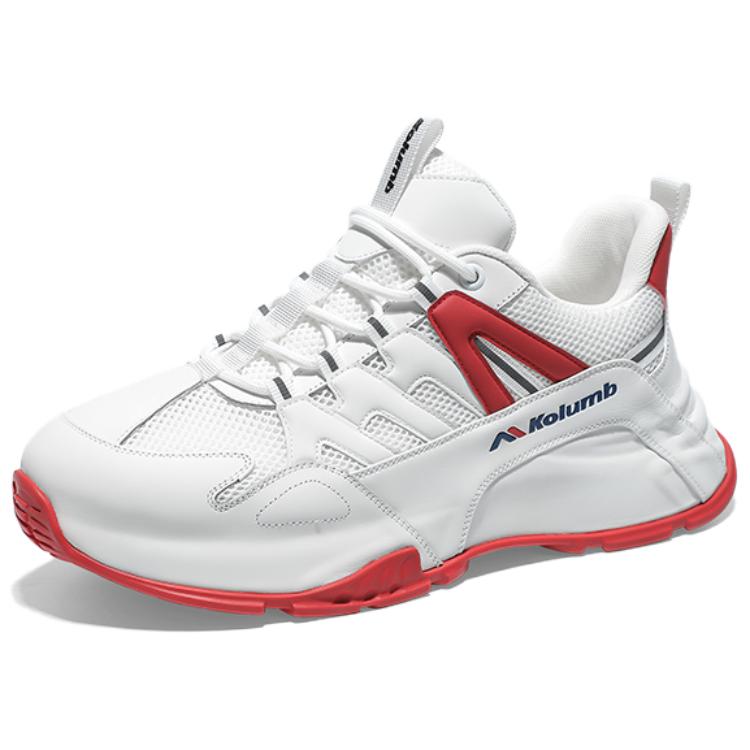 Kolumb Низкие, амортизирующие, противоскользящие и износостойкие повседневные туфли для мужчин, белые, красные
Kolumb Низкие, амортизирующие, противоскользящие и износостойкие повседневные туфли для мужчин, белые, красные