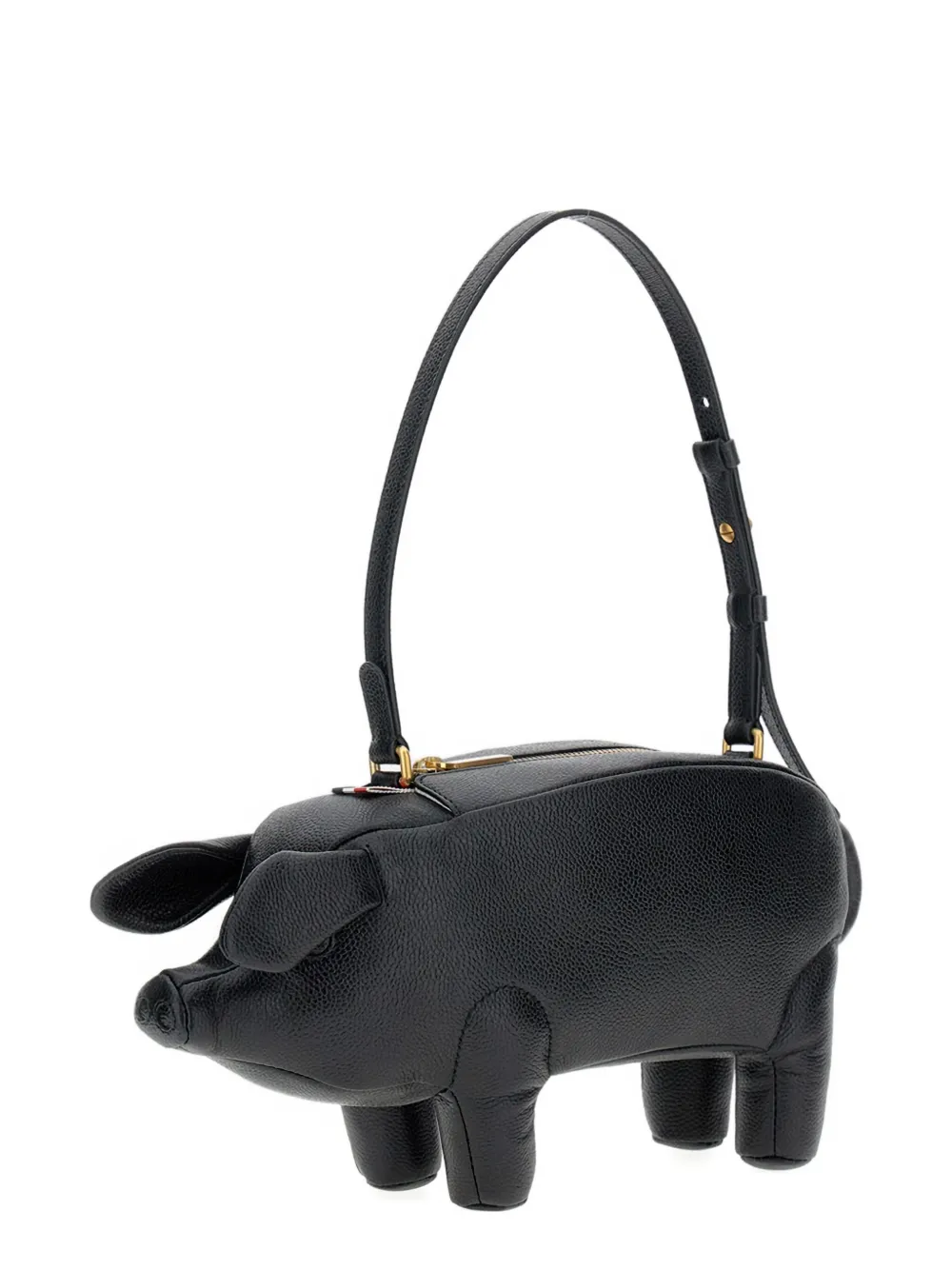 Сумка через плечо в форме свиньи THOM BROWNE, черный
Сумка через плечо в форме свиньи THOM BROWNE, черный
