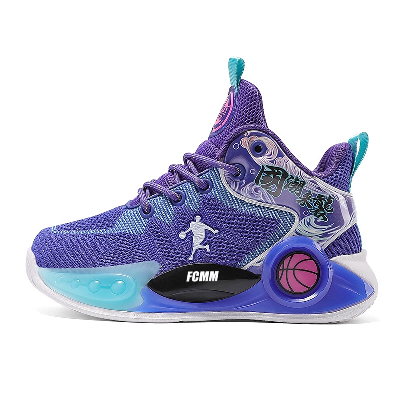 Баскетбольные кроссовки с противоскользящей подошвой, износостойкие, детские FCMM, фиолетовый
Баскетбольные кроссовки с противоскользящей подошвой, износостойкие, детские FCMM, фиолетовый
