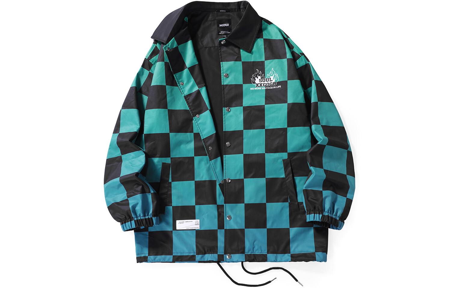 XXGOGO Куртка унисекс, Черный/Зеленый
XXGOGO Куртка унисекс, Черный/Зеленый