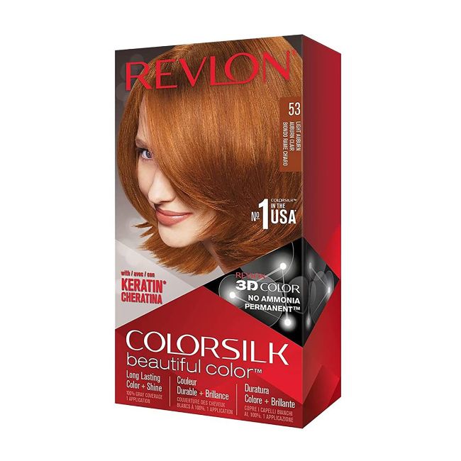 Кератиновая краска для волос Colorsilk Revlon, цвет 53
Кератиновая краска для волос Colorsilk Revlon, цвет 53