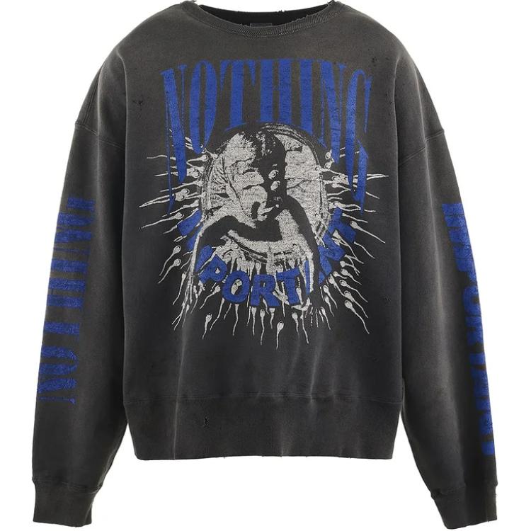 X Kosuke Kawamura Nothing Important Лонгслив SAINT Mxxxxxx, черный
X Kosuke Kawamura Nothing Important Лонгслив SAINT Mxxxxxx, черный