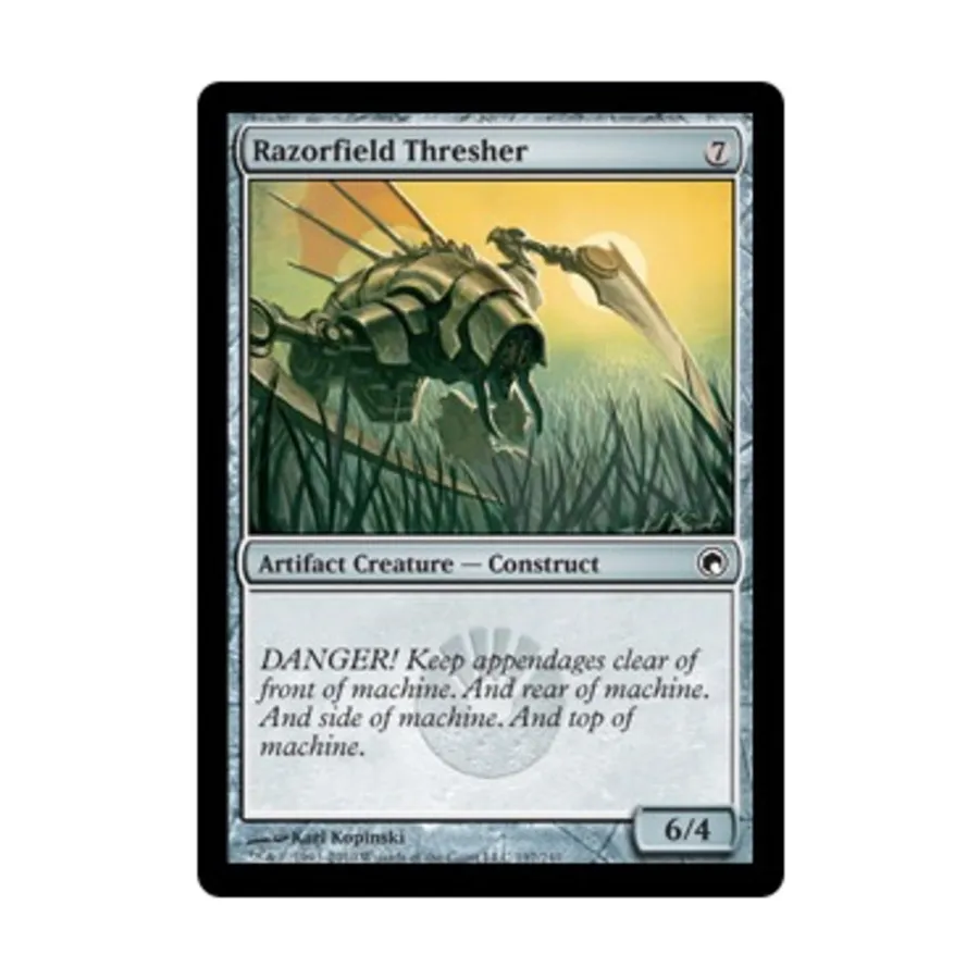 CCG Молотилка Рэзорфилда (C) (фольга), MTG - Scars of Mirrodin
CCG Молотилка Рэзорфилда (C) (фольга), MTG - Scars of Mirrodin