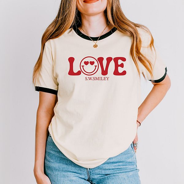 SWSmiley love smile - женская футболка с контрастной окантовкой Simply Sage Market, Vintage Black
SWSmiley love smile - женская футболка с контрастной окантовкой Simply Sage Market, Vintage Black