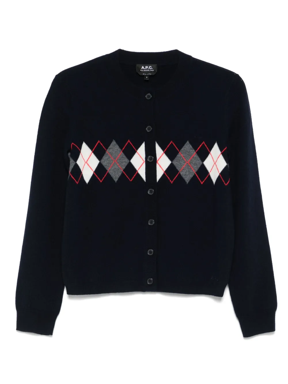 Кардиган на пуговицах A.P.C., синий
Кардиган на пуговицах A.P.C., синий