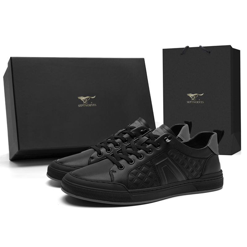 SEPTWOLVES Высокие износостойкие легкие низкие скейтерские кроссовки мужские черные стандартный кожаный размер, цвет Black (Standard Leather Shoe Size) 
SEPTWOLVES Высокие износостойкие легкие низкие скейтерские кроссовки мужские черные стандартный кожаный размер, цвет Black (Standard Leather Shoe Size)