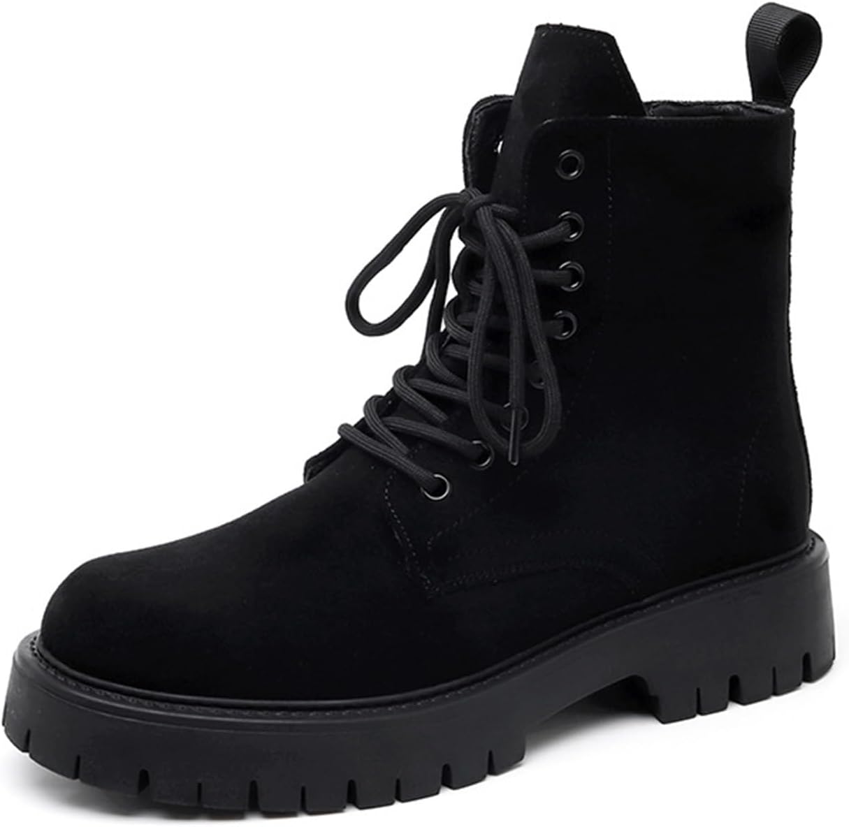 Мужские замшевые ботинки с высокой шнуровкой, платформой и массивным каблуком, челси на щиколотке с боковой молнией, модные и удобные, с круглым носком, рифленой подошвой, блок-каблуком, повседневные мотоботы Oxngeos, черный
Мужские замшевые ботинки с высокой шнуровкой, платформой и массивным каблуком, челси на щиколотке с боковой молнией, модные и удобные, с круглым носком, рифленой подошвой, блок-каблуком, повседневные мотоботы Oxngeos, черный