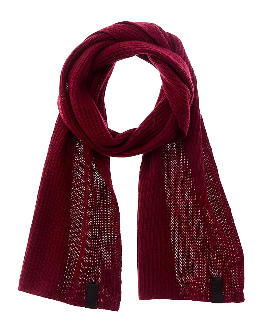 Кашемировый шарф Portolano с кожаной отделкой, красный
Кашемировый шарф Portolano с кожаной отделкой, красный