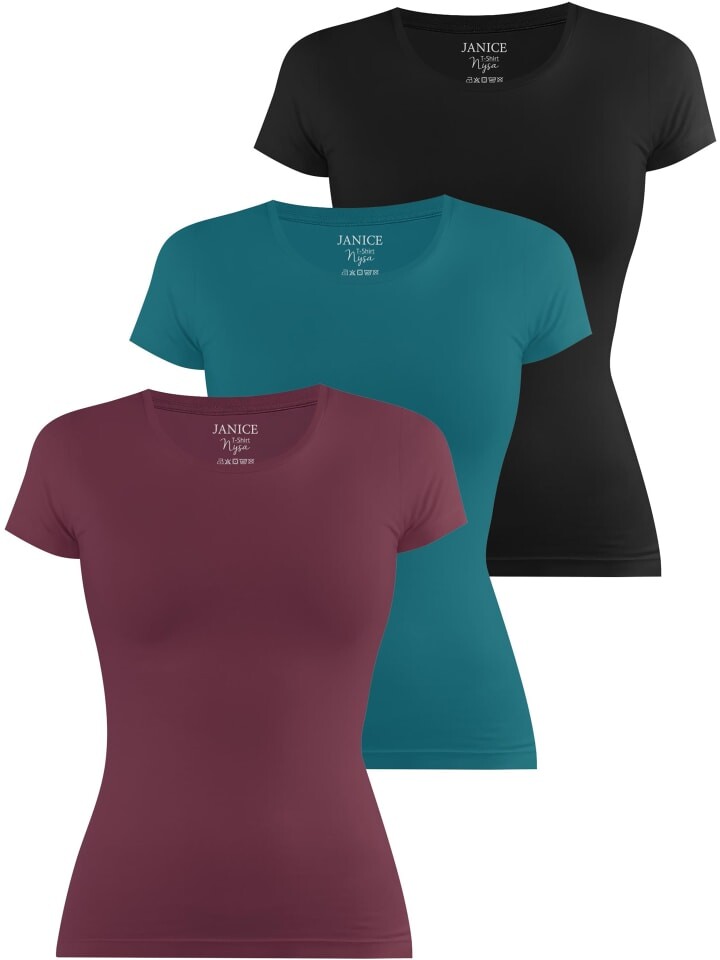 Футболка Janice Nysa, цвет burgund/petrol/schwarz
Футболка Janice Nysa, цвет burgund/petrol/schwarz