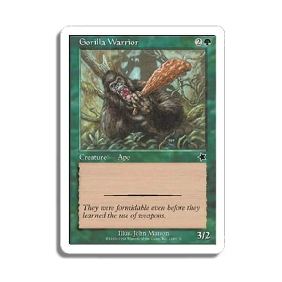 CCG Горилла Воин (К), MTG - Starter Series (1999)
CCG Горилла Воин (К), MTG - Starter Series (1999)