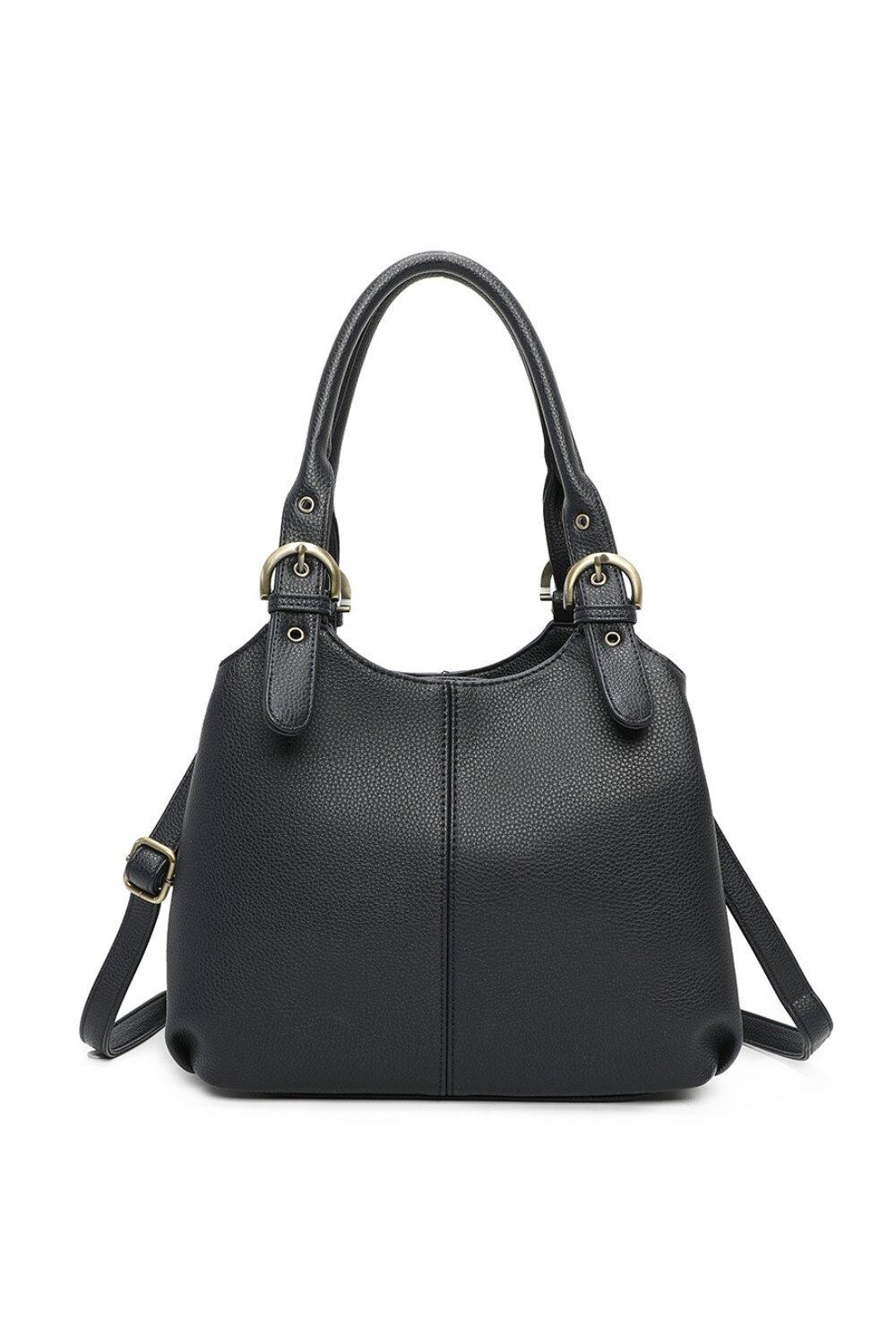 Сумка-трансформер Drei из искусственной кожи с тремя отделениями и регулируемыми ремнями Fontanella Fashion, черный
Сумка-трансформер Drei из искусственной кожи с тремя отделениями и регулируемыми ремнями Fontanella Fashion, черный