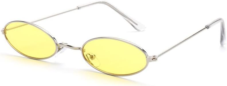 Солнцезащитные очки в стиле ретро овальной формы, металлический корпус, черный цвет, для женщин, винтажные модные солнцезащитные очки круглой формы. 2027 год MTZJH, Silver Yellow
Солнцезащитные очки в стиле ретро овальной формы, металлический корпус, черный цвет, для женщин, винтажные модные солнцезащитные очки круглой формы. 2027 год MTZJH, Silver Yellow