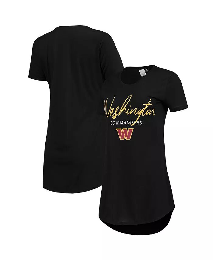 Женская черная ночная рубашка Washington Commanders Marathon Knit Concepts Sport
Женская черная ночная рубашка Washington Commanders Marathon Knit Concepts Sport