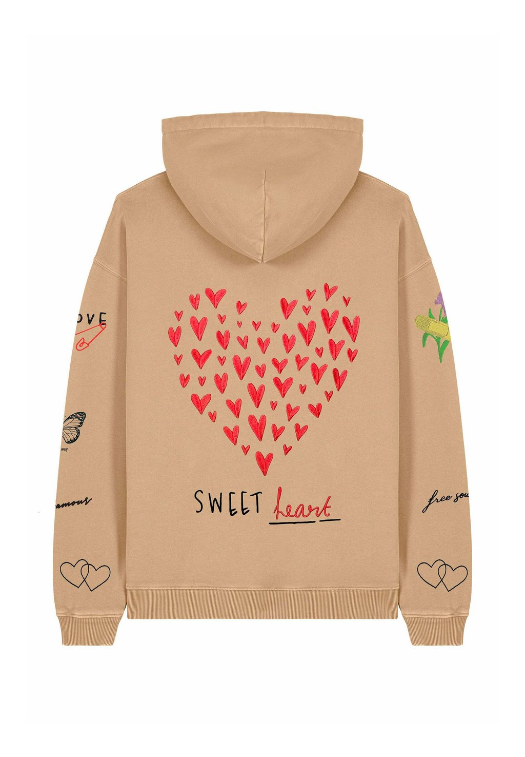 Толстовка SWEETHEART TATTOO EMBROIDERY UNISEX VINTAGE con cappuccio Mira Paris, бежевый
Толстовка SWEETHEART TATTOO EMBROIDERY UNISEX VINTAGE con cappuccio Mira Paris, бежевый