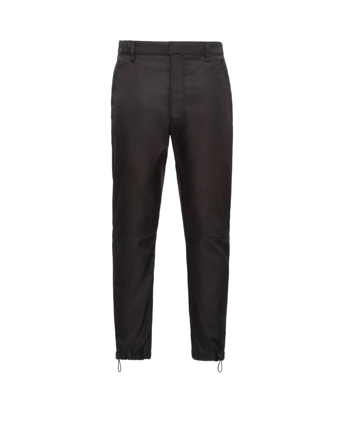 Брюки из переработанного нейлона Prada, черный
Брюки из переработанного нейлона Prada, черный